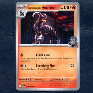 宝可梦正版卡牌  国际版 命运劲敌 火箭队的黑鲁加 DRI-038 美版