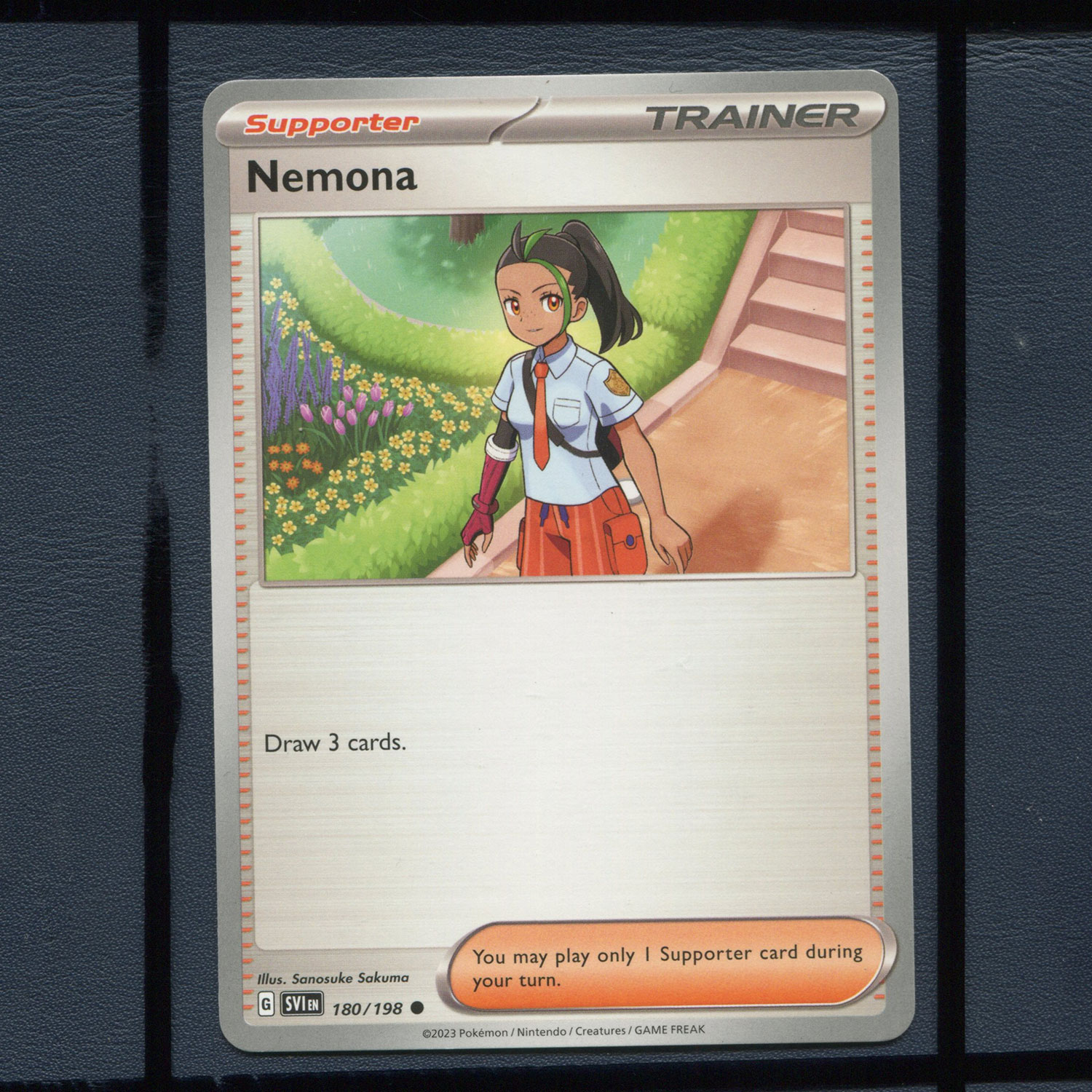 宝可梦美版英文版国际版 朱紫 妮莫 SVI-180 U