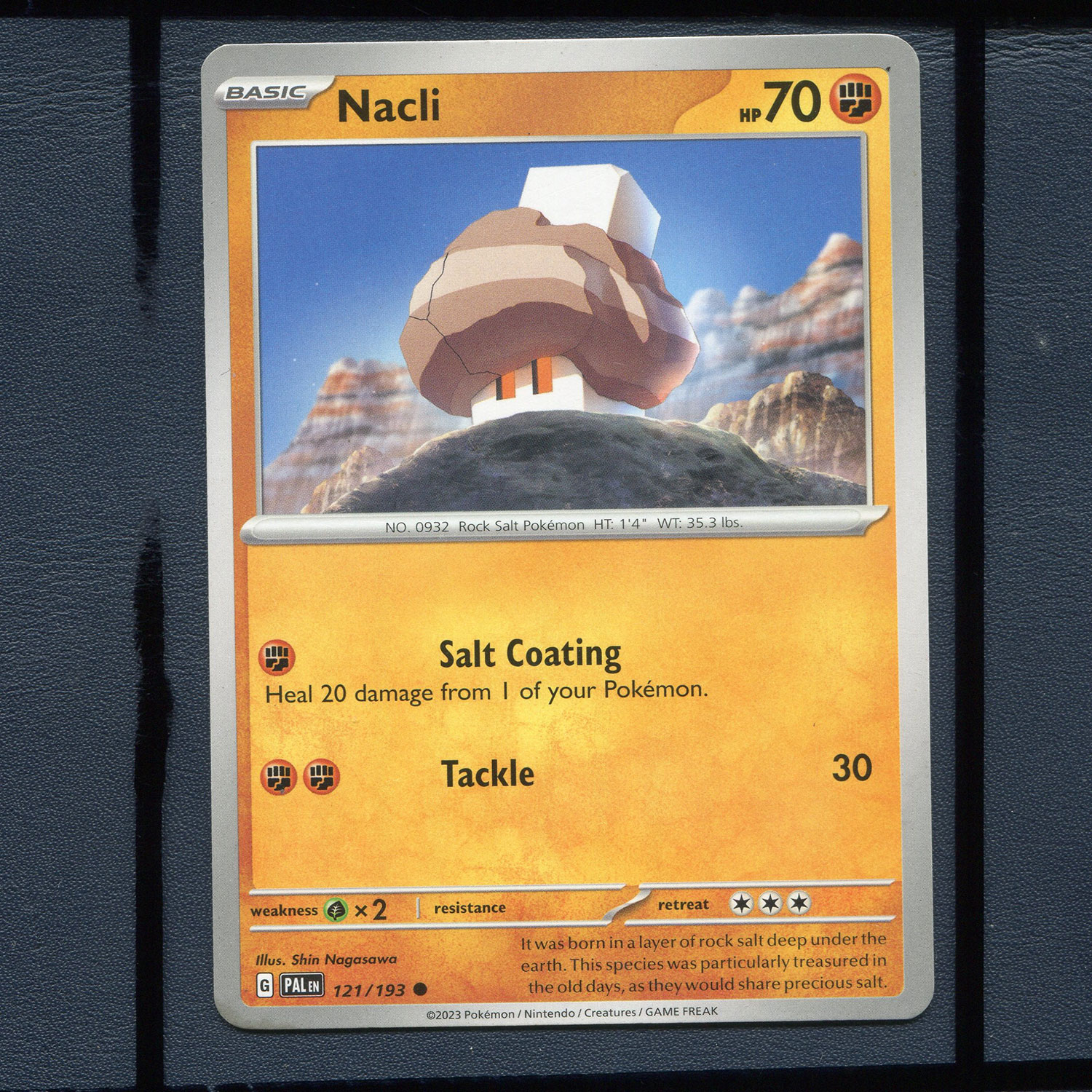 宝可梦美版英文版国际版 帕底亚进化 盐石宝 PAL-121