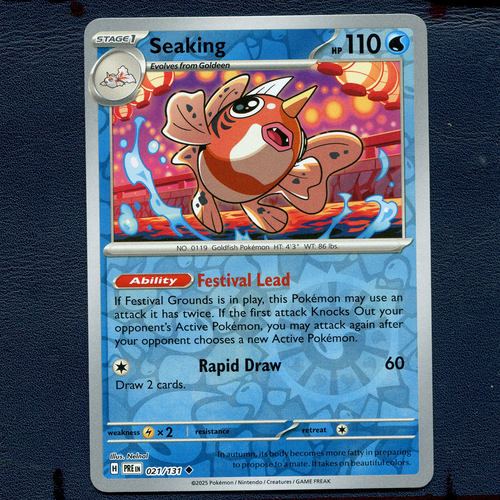 宝可梦 正版卡牌 国际版 棱镜进化 金鱼王 PRE-021 美版 反闪