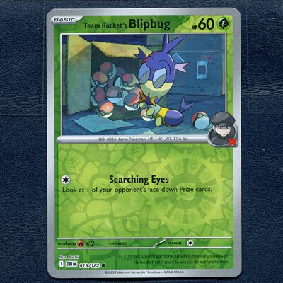 宝可梦 TCG正版卡牌 命运劲敌 火箭队的侦察虫 DRI-015 反闪 美版