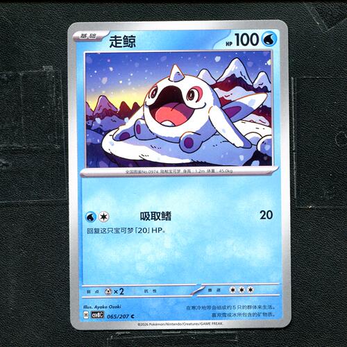 宝可梦 ptcg 正版卡牌 简中16.0 璀璨诡幻 走鲸 CSV8C-065