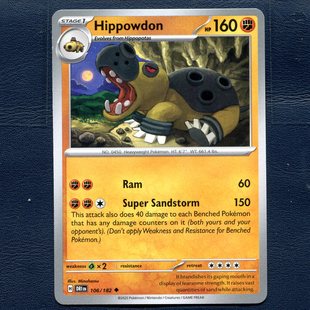 宝可梦正版卡牌 英文国际版 命运劲敌 河马兽 DRI-106 美版