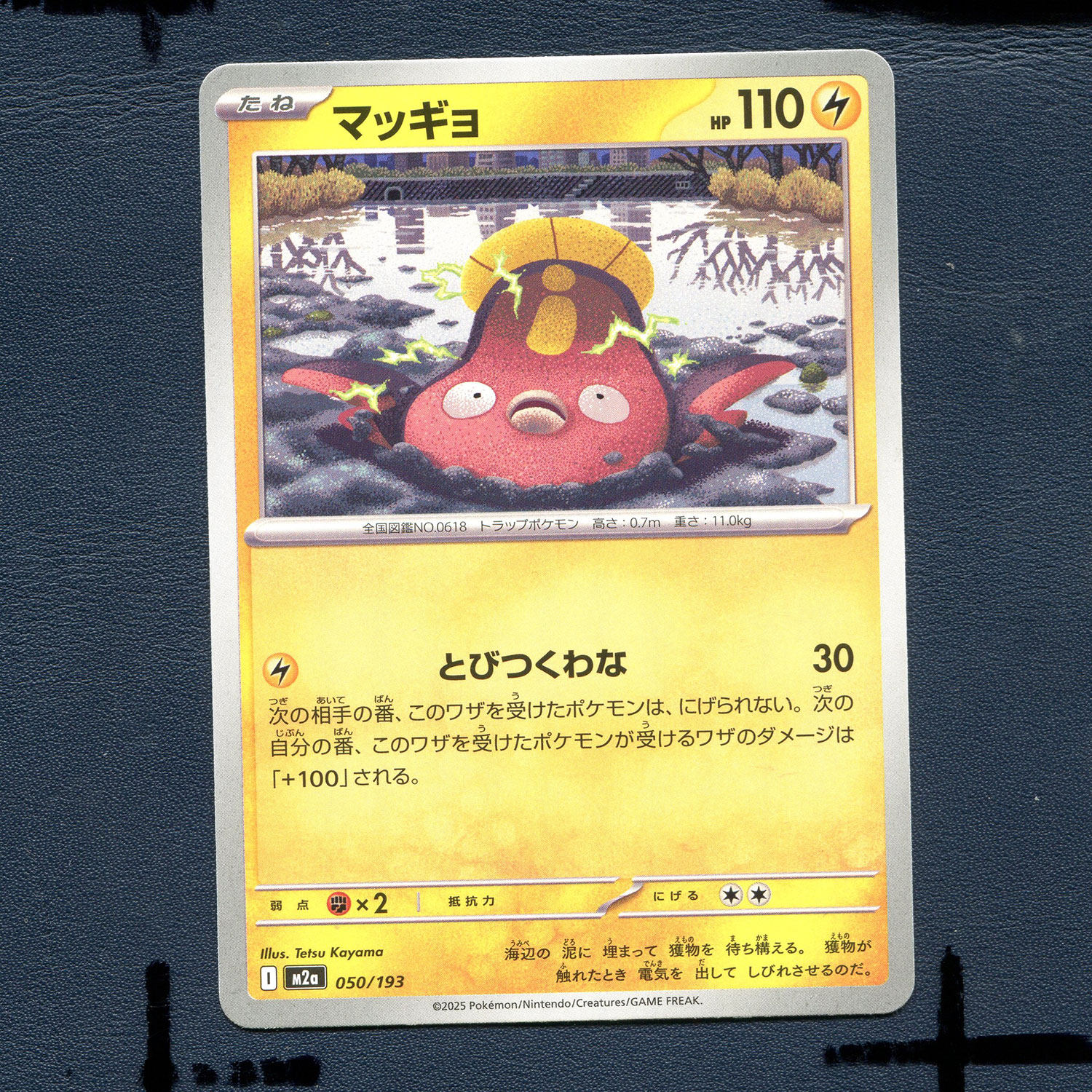 宝可梦PTCG正版卡牌 超级梦想EX 泥巴鱼  M2A-050 日版