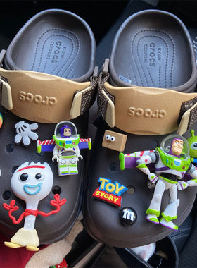 适配crocs卡骆驰洞洞鞋配饰鞋扣装饰扣鞋花cross毛球巴斯总动员