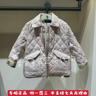 Hazzys kids哈吉斯童装专柜同款正品男女同款棉服HZSDND01CM160