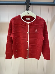 Hazzys 哈吉斯童装专柜同款HZUCGD08CW112 春毛衣 不退不换