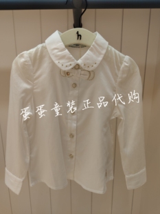 HAZZYS童装商场专柜同款长袖衬衫HZTQGD01CS086不支持七天无理由