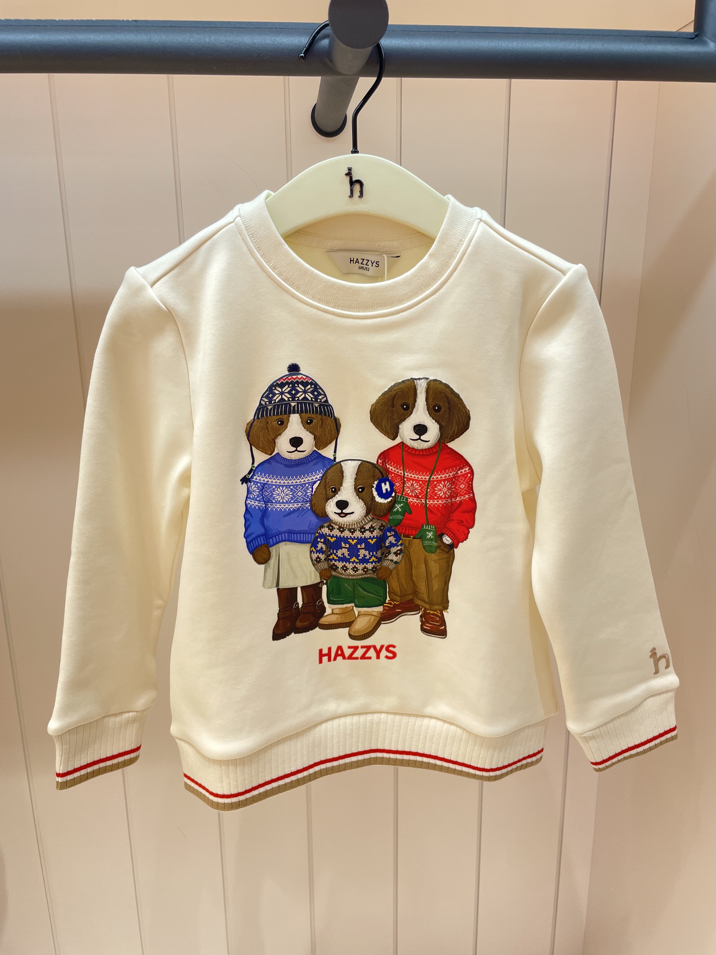 Hazzys 哈吉斯童装专柜同款HZTDBD01CQ198  冬卫衣 不退不换