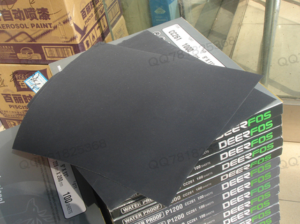 水砂纸韩国鹿牌进口木工研磨耐水