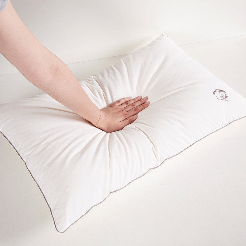 多喜爱全棉枕芯家用棉花枕头学生宿舍枕芯单个睡眠枕成人助眠护颈
