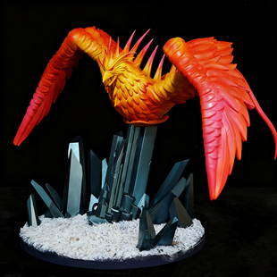 【头哥】魔兽世界手办坐骑凤凰幽灵虎飞龙冰霜巨龙雕像摆件GK模型