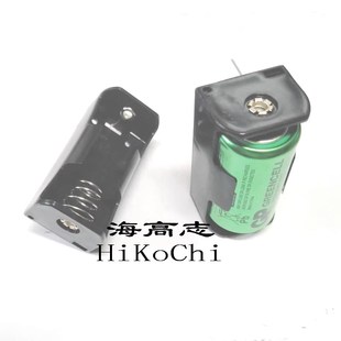 电池盒 2号3号1节 26500 C 1.5V 1节弹簧 插针 插件 BHCW BH211