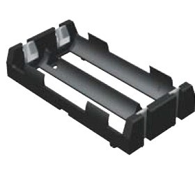 电池盒 18650  2节串联并联 插针 镂空1049 插件 电池座 电池扣h