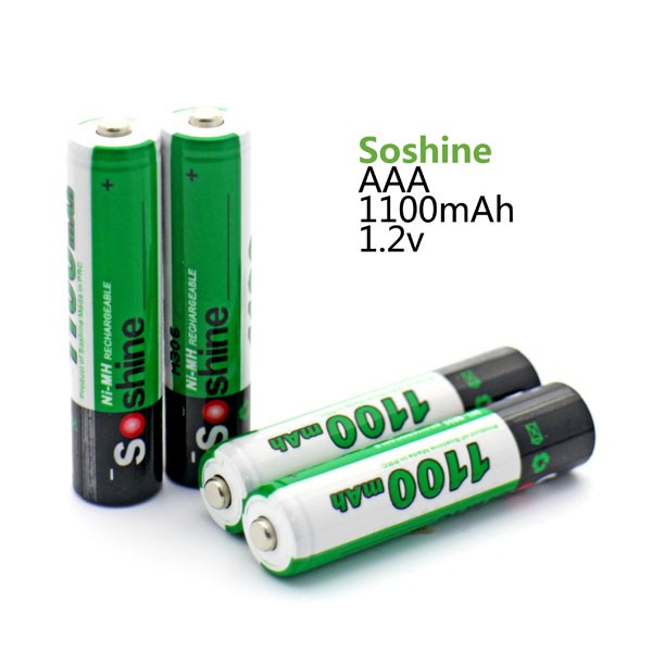 8Soshine7ºÅÄøÇâµç³ØÈÝÁ¿1100ºÁ°²Ê±1.2V Ò¡¿ØÆ÷¼°ÃÔÄãµçͲÓÃh