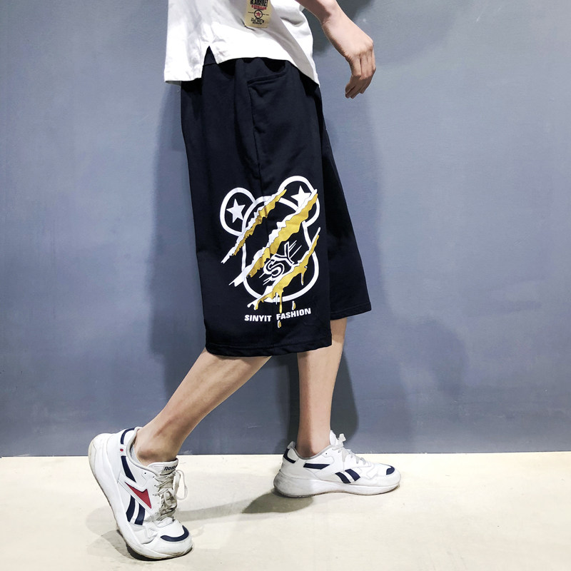 summer Add fertilizer enlarge motion Pants Youth man Easy Cropped Trousers Fat The fat Half pants Big pantsin the Men's clothing, Casual pants  category - from Buy2taobao.com to provide professional Taobao agent buy service