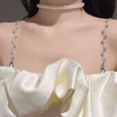 露肩链条配饰肩带挂勾胸罩带美背内衣带连衣裙替换带肩链吊带外露