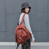 时尚 原创简约书包女ins风 休闲双肩包2025年复古包包 背包女双肩