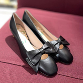 单鞋 2025SS早春新款 走秀款 高级感真皮公主鞋 法式 甜美蝴蝶结高跟鞋
