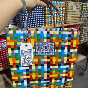 泰国good goods菜篮子托特编织包包小众品牌实体店采购