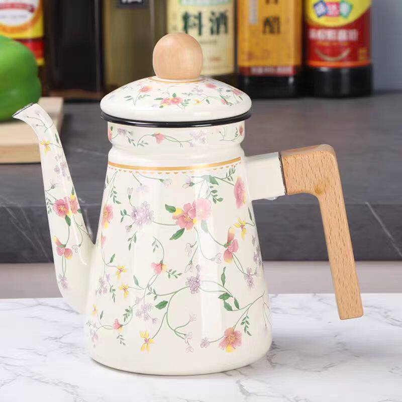 1.2L家用油壶咖啡壶茶壶带滤网
