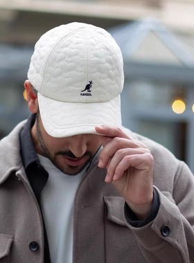 袋鼠Kangol Fun Puff Baseball秋冬新款泡芙保暖加绒棒球帽子男女