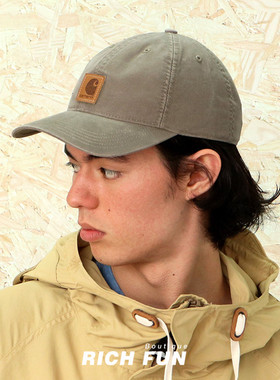 美国主线Carhartt OdessaCap卡哈特经典工装全棉水洗棒球弯沿帽子
