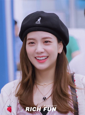 KANGOL Spitfire Cap羊毛网眼报童帽允儿jisoo易梦玲同款八角帽子