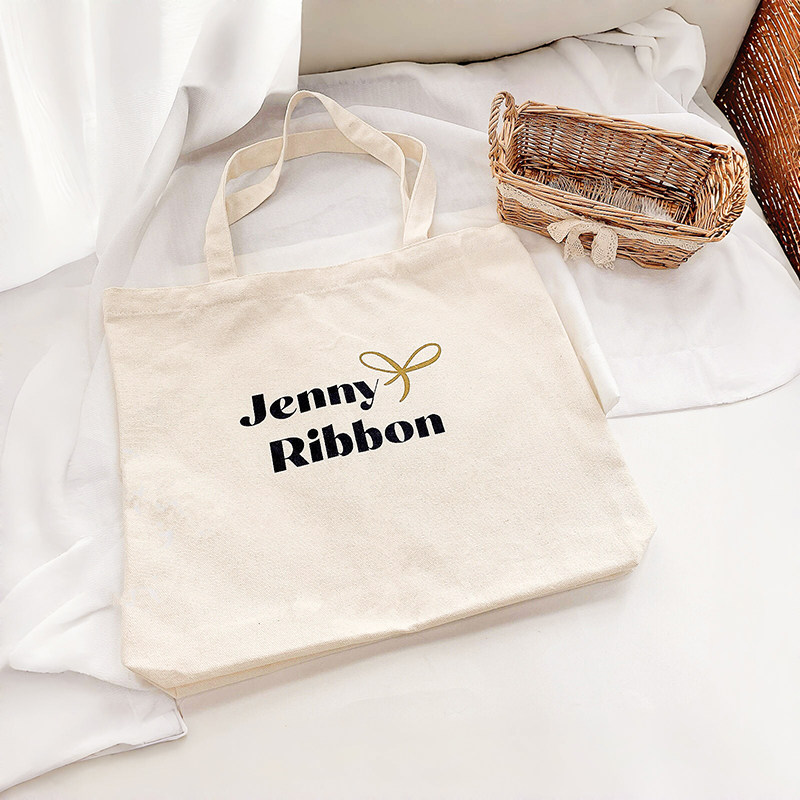 Jenny Ribbon帆布包便携手拎布袋外出加厚收纳袋