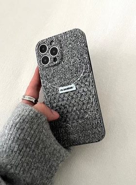 创意小众时髦设计苹果iphone16promax手机壳15promax黑边精孔全包软壳14pro防摔简约高级感个性秋冬新款