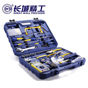 。长城工具 62件套电讯组合工具 家用五金工具箱 电子维修组合工