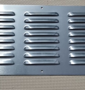 定制百叶 不锈钢外墙防雨风罩排通风气透气口百叶窗格栅