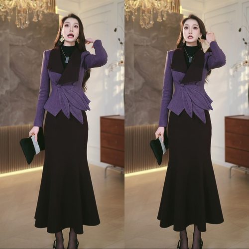 女神范轻熟风小众高级设计感西装