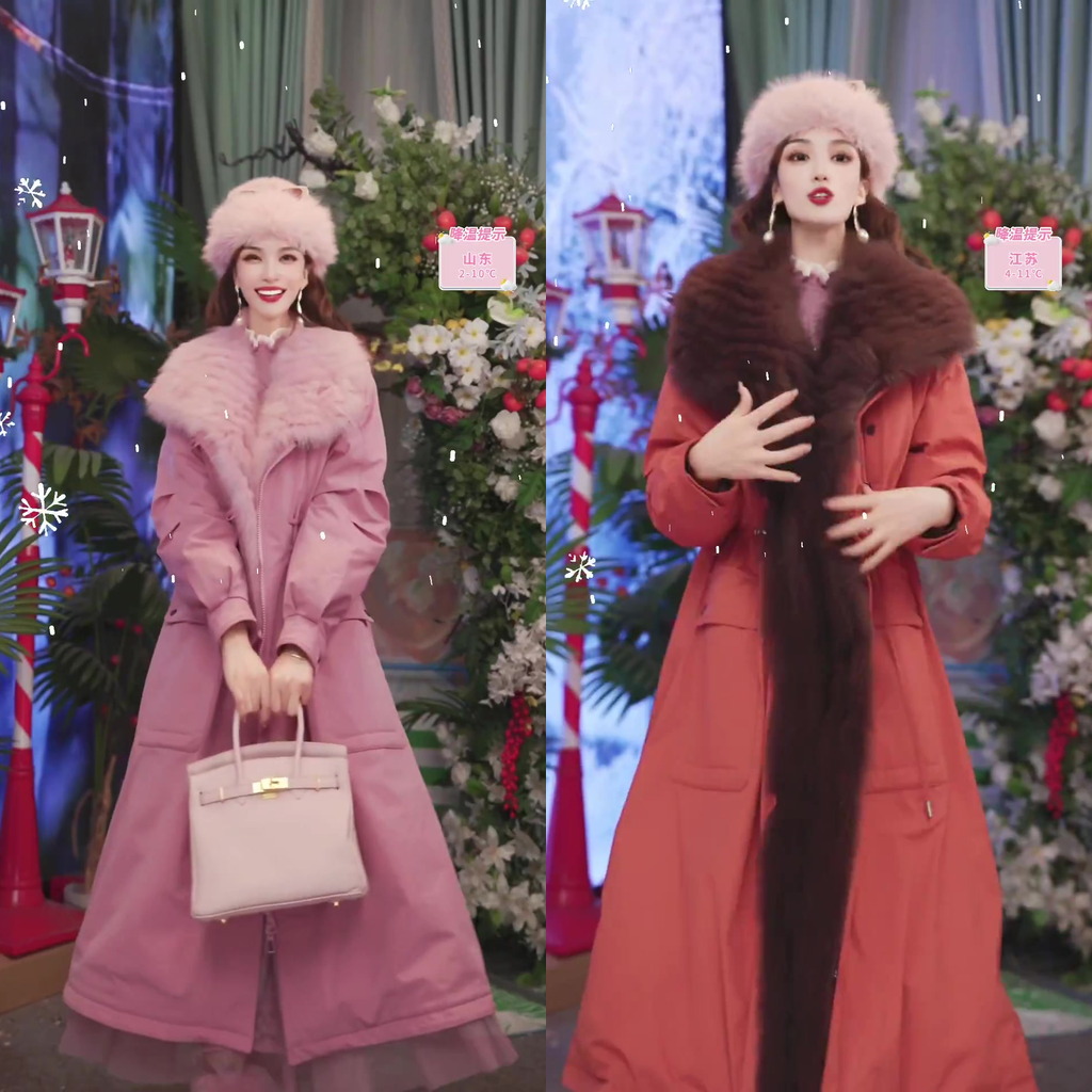 冬季限定宽松洋气保暖风衣