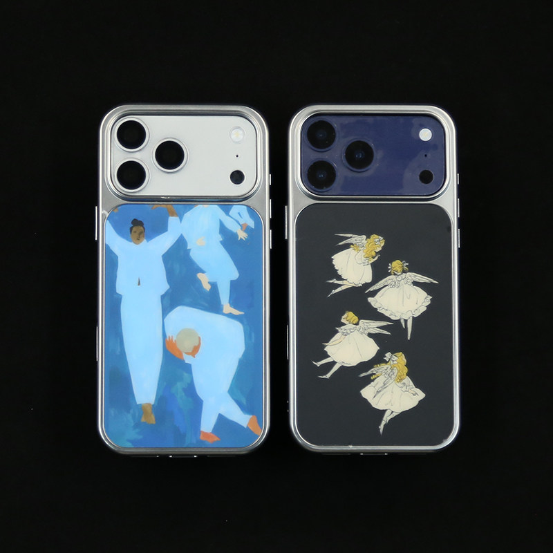 起舞磁吸银框全包iPhone18/17/16/15苹果手机15/18promax防摔11/12pro15/16pro保护壳13/14/12/17max