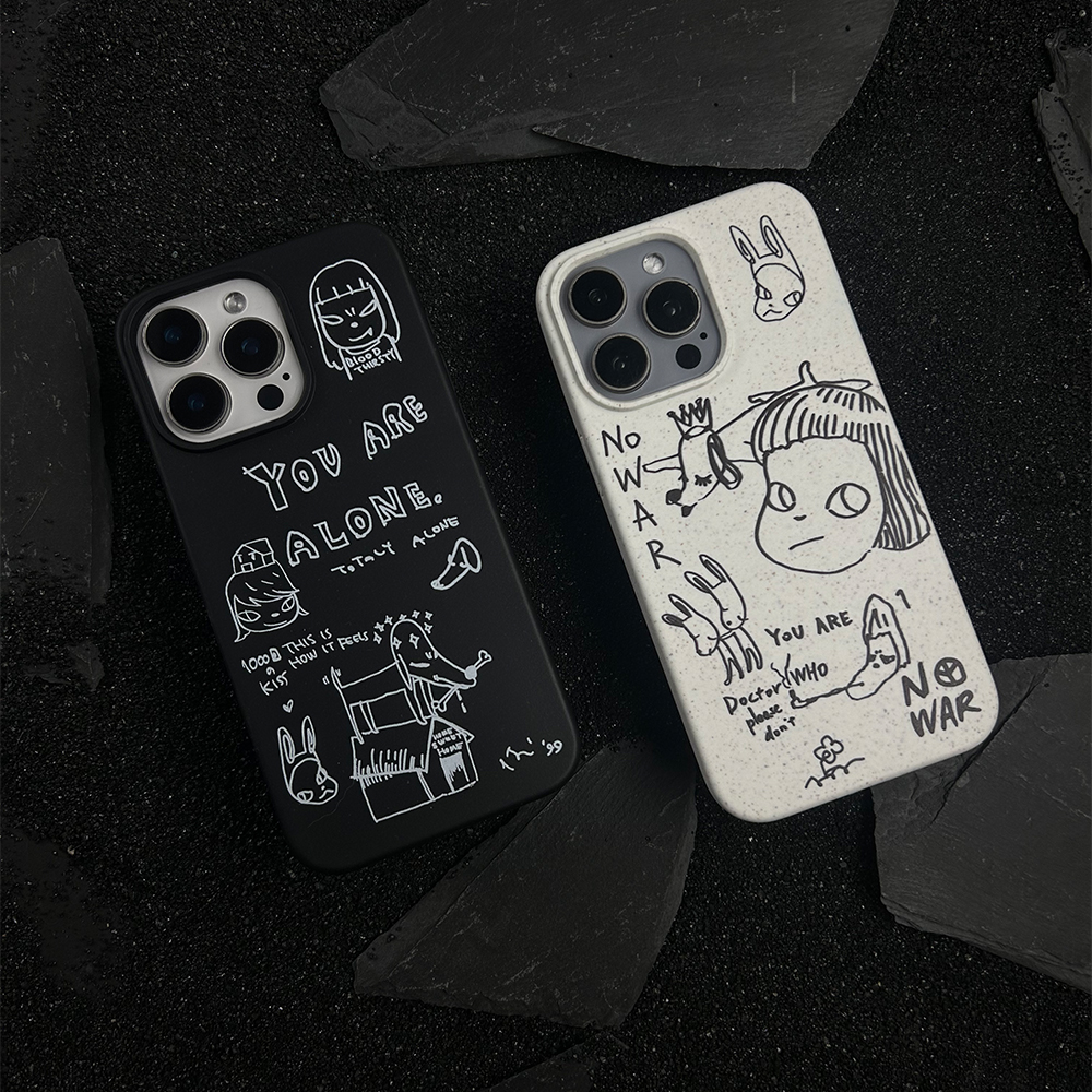大头可降解壳alone战苹果iPhone17/16手机壳iPhone13/15pro/iphone14promax防摔保护壳11/12pro13磨砂软壳