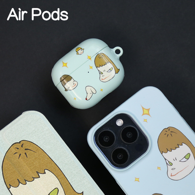 奈良美智airpodspro2保护套airpodspro3透明壳苹果4代耳机保护壳airpods3/pro保护airpods1/2蓝牙耳机保护套
