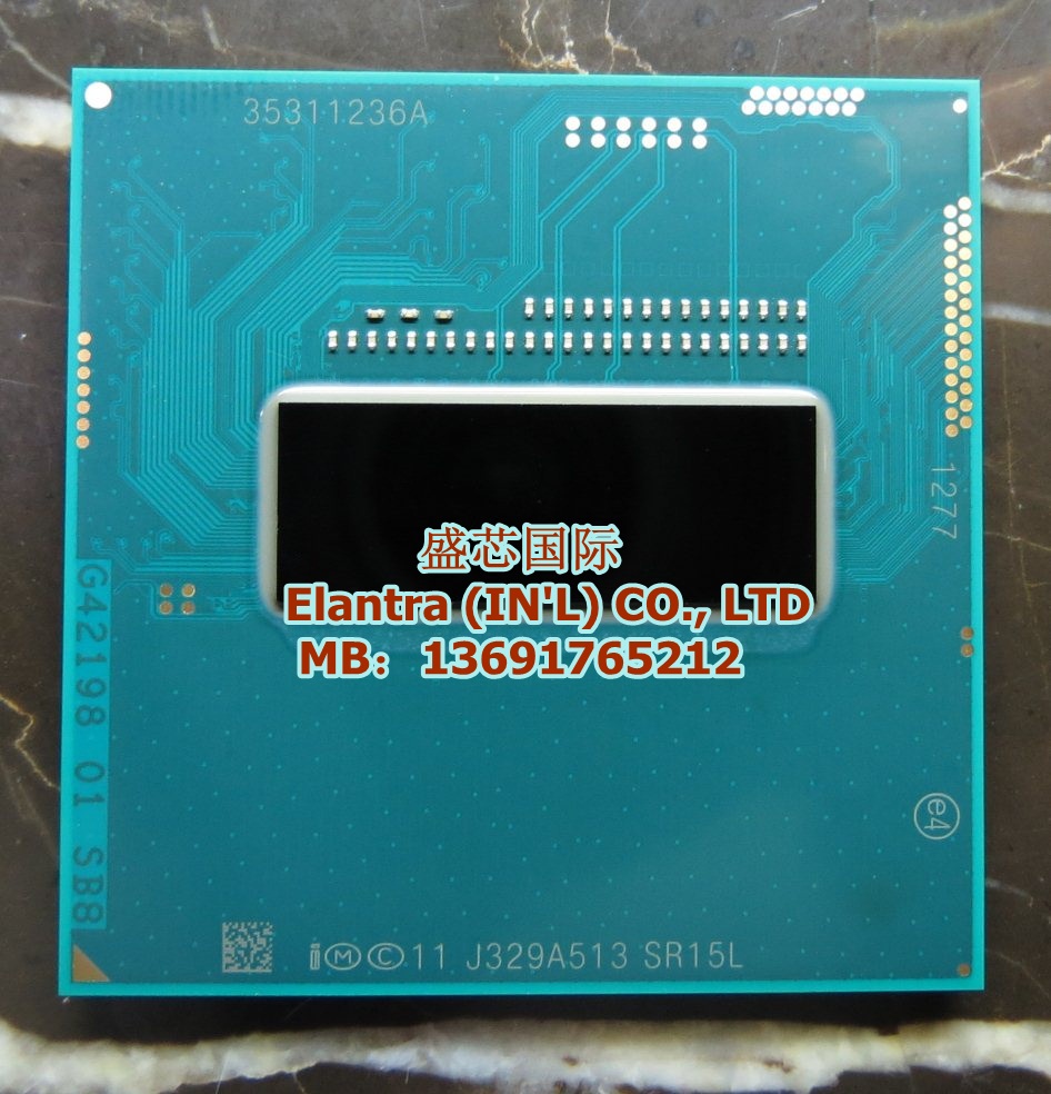 I7 4800MQ四代笔记本CPU 2.7-3.7G/6M原装正式版PGA SR15L HM87