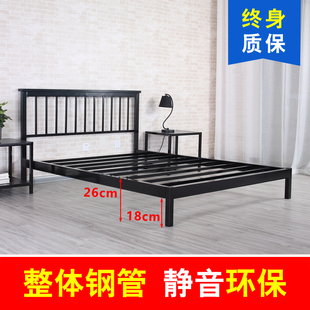 床公主床双人床单人床铁艺床铁床架1.2米1.5米1.8米简约铁床 欧式