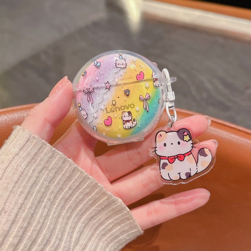 可爱卡通新款Pro6保护套适用pro6蓝牙无线耳机壳J6五代TPU分体软壳i63耳机套p63卡通可爱软壳j6壳