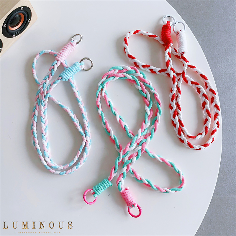 编织链条包包背带链扩音器挂链小蜜蜂教师手机链子肩带子挂绳配件