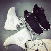 2016春秋新款 百搭街头风 交叉绑带新款运动休闲鞋高帮女鞋运动鞋