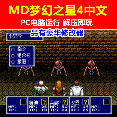 MD梦幻之星4中文另有豪华修改器 PC电脑单机中文游戏