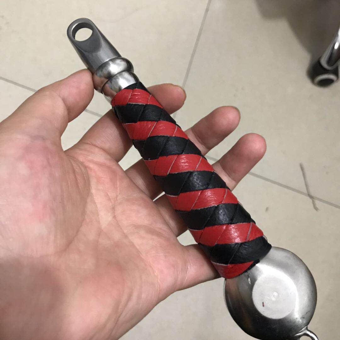 扁壶把手麦穗鞭麒麟鞭螺母鞭用的把手手柄鞭子配件