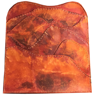 小众设计师包原创【丹霞地貌】双肩包 立体艺术包手工包 3色牛皮