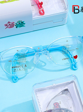 2023新款韩版超轻PPSU儿童镜框套装 可调镜腿青少年眼镜架89002C