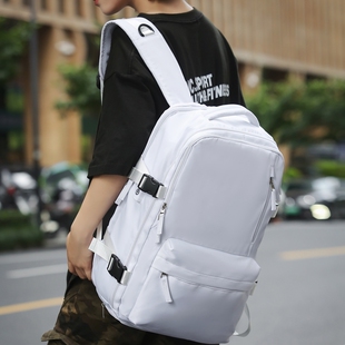 男女通用情侣电脑双肩包防水减震可放笔记本女款背包女轻便通勤包