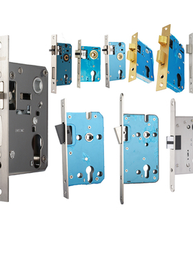 天宇木门304锁体拉手天宇房门锁天宇门锁上提反锁门锁换锁房门锁