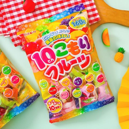 日本进口理本什锦水果糖喜糖硬糖