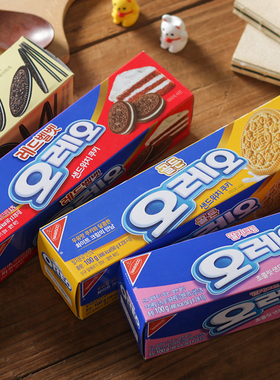 临期特价/韩国进口零食OREO奥利奥夹心饼干巧克力曲奇味奶油